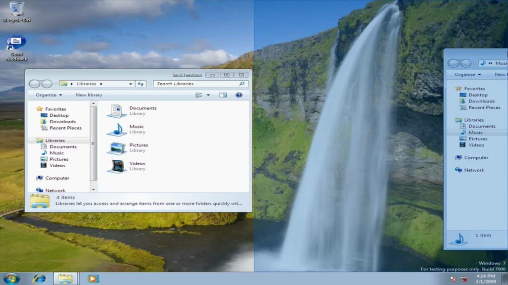 Windows 7 Aero Snap