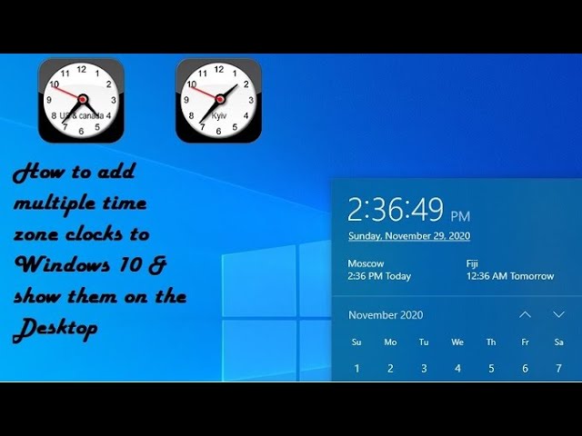 Mastering Time: A Comprehensive Guide on How to Add Clocks from Multiple Time Zones in Windows 10