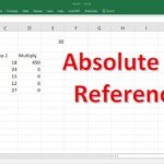 How to Use Absolute and Relative References in Excel